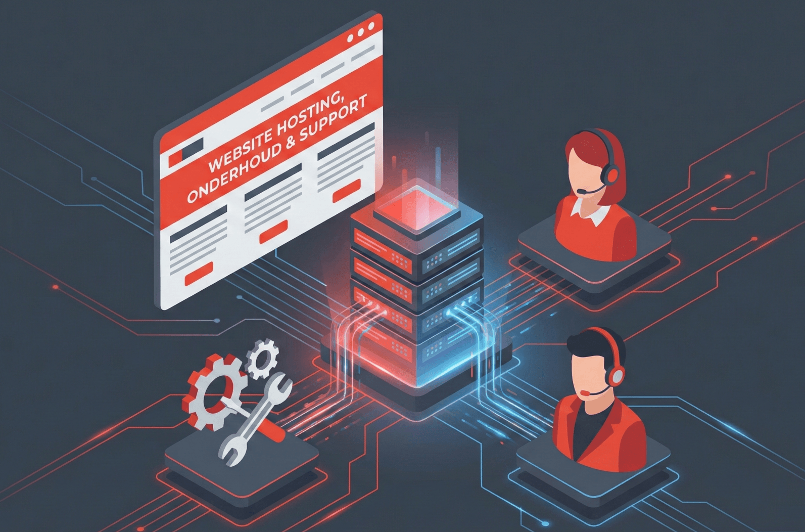 Hosting en afwerking van je website door Matica